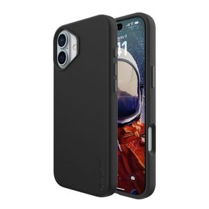 Apple iPhone 16  – כיסוי Toiko Caza שחור איכותי