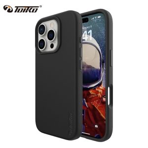 Apple iPhone 16 Pro Max – כיסוי Toiko Caza שחור איכותי