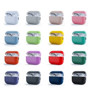 AirPods 1 & 2  – כיסוי צבעוני עם תפס לחגורה
