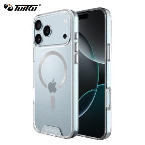 כיסוי נצנצים Toiko Chiron MagSafe לאייפון 17 פרו מקס – סטייל והגנה מושלמים